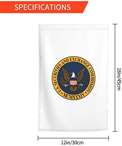 yruoout Flag of the United States Securities and Exchange Commission Garden Flags 12x18Inch Outdoor Yard Decoration Double Sided Garden Flag For Patio Lawn Home Decor - Image 7