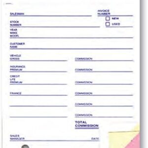 3-Part Commission Voucher (Form CV-59) (100 per Pack)