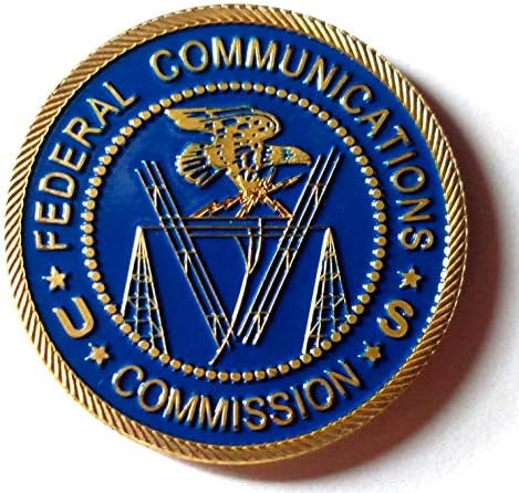 FCC Federal Communications Commission Government Colorized Challenge Art Coin