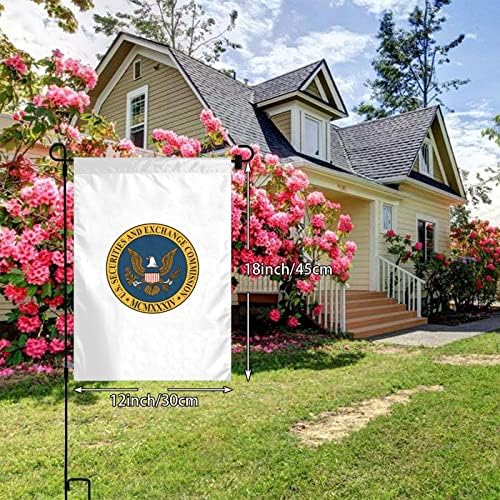 yruoout Flag of the United States Securities and Exchange Commission Garden Flags 12x18Inch Outdoor Yard Decoration Double Sided Garden Flag For Patio Lawn Home Decor - Image 8