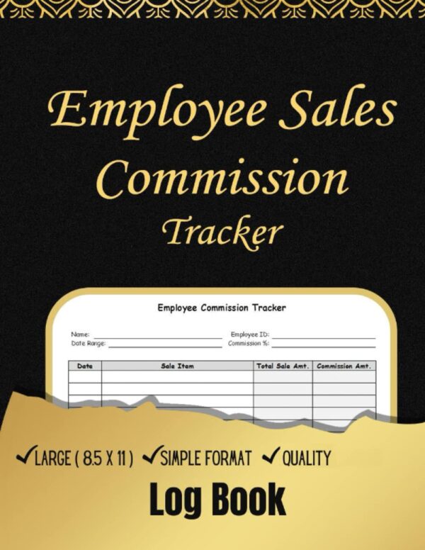 Employee Sales Commission Tracker: Great for comparing employee performances, this tracker collects sales and commissions information for employee.