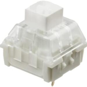 Ranked Kailh Box Key Switches for Mechanical Gaming Keyboards | Plate Mounted (Kailh Box White, 65 Pcs)