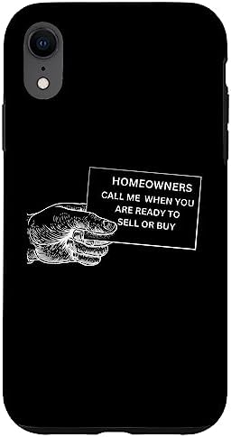 iPhone XR Real Estate Business Card Homeowners Sell or Buy Case