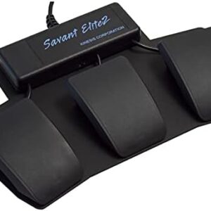 Kinesis Savant Elite2 Programmable Triple Foot Pedal (FP30AJ- with Extra 4th Jack)