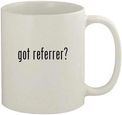 Knick Knack Gifts got referrer? - 11oz Ceramic White Coffee Mug, White