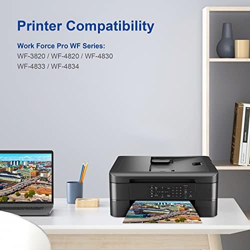 822XL Ink Cartridges Remanufactured Replacement for Epson 822XL 822 XL 822 T822XL for Workforce Pro WF-4820 WF-3820 WF-4830 WF-4833 WF-4834 Printer Ink (Black, Cyan, Magenta, Yellow,4 Pack) - Image 2