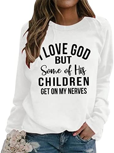 Yubnlvae T Shirts for Women Graphic Crew Neck Long Sleeve 2023 Lightweight Plus Size Soft Dressy Fashion Casual T Shirts - Image 4