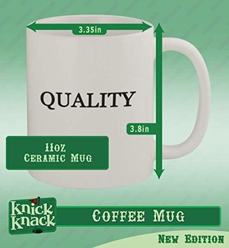 Knick Knack Gifts #referrer - 11oz Ceramic White Coffee Mug, White - Image 3