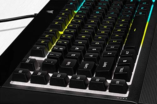 CORSAIR K55 RGB PRO-Dynamic RGB Backlighting - Six Macro Keys with Elgato Stream Deck Software Integration-IP42 Dust and Spill Resistant-Detachable Palm Rest-Dedicated Media and Volume Keys, Black - Image 15