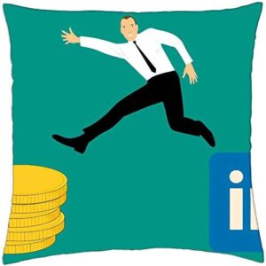LESGAULEST Throw Pillow Cover (18x18 inch) - Linkedin Marketing Affiliates Digital Marketing
