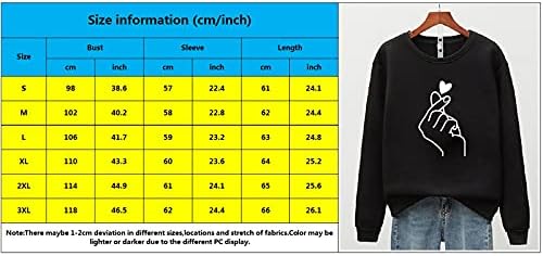 Yubnlvae Pullovers for Women Breathable Lightweight Casual Trendy Dressy Long Sleeve no Hood Loose Fit O-Neck Graphic Blouses - Image 4