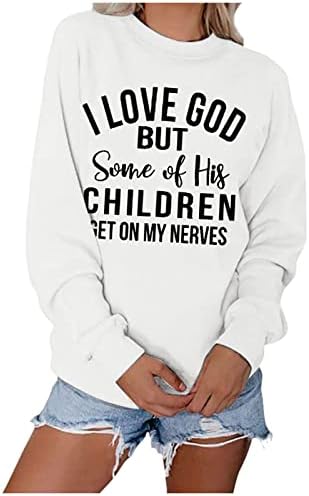 Yubnlvae T Shirts for Women Graphic Crew Neck Long Sleeve 2023 Lightweight Plus Size Soft Dressy Fashion Casual T Shirts - Image 3