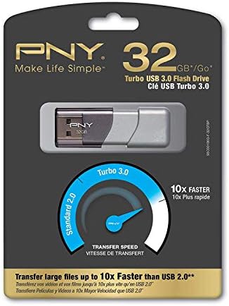 PNY 32GB USB 3.0 Flash Drive Elite Turbo Attache 3 (Five Pack) Model P-FD32GTBOP-GE Bundle with (2) Everything But Stromboli Lanyard - Image 2