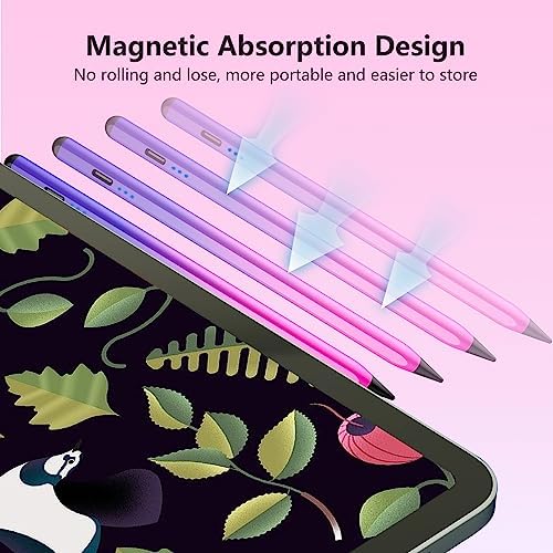 Gradient Color Stylus Pen for iPad 2018-2022 with 5 Extra Tips, Apple Pen for iPad 10th/9th/8th/7th/6th Gen, iPad Pencil for iPad Pro 11/12.9 inch, iPad Air 5th/4th/3th Gen, iPad Mini 6th/5th Gen - Image 8