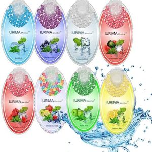 800 Beads|Mint Aromatherapy, Click On The Filter|Instantly Refreshed|Storage Container,Natural Fragrance|Peppermint Balls,Diy Explosive Bal