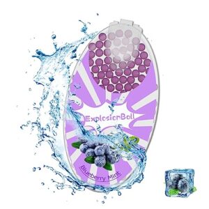 Box 100 Fruit|Mint Aromatherapy, Click on The Filter|Long-Lasting and Intense Refreshing Fragrance|DIY Explosive Ball,Crushed Mint Balls|Crushed Ball,Peppermint Ball