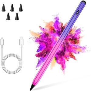 Gradient Color Stylus Pen for iPad 2018-2022 with 5 Extra Tips, Apple Pen for iPad 10th/9th/8th/7th/6th Gen, iPad Pencil for iPad Pro 11/12.9 inch, iPad Air 5th/4th/3th Gen, iPad Mini 6th/5th Gen