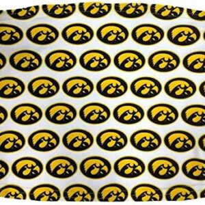 Lojobands Women's Tailgate Outfit College Tube Top Logo All Over Tank Top Crop Made in USA One Size Fits Most