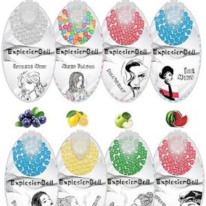 800 Beads|Mint Aromatherapy, Click On The Filter|Instantly Refreshed|Storage Container,Natural Fragrance|Peppermint Balls,Diy Explosive Bal