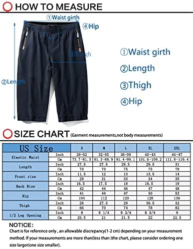 Mr.Stream Men's Workout 3/4 Jogger Casual Pants Lounge Sweat Below Knee Fleece Summer Gym Shorts for Athletic - Image 5