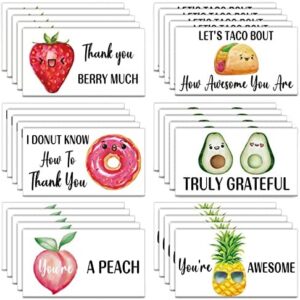 210 Pcs Funny Thank You Notes 2 x 3.5 Inch Small Thank You Card Pun Greeting Note Cards Bulk Kids Cute Appreciation Card For Christmas Employee Teacher Friends Wedding Business Coworker Recognition
