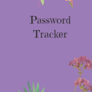 Internet password tracker: 60 pages paperback internet password logbook