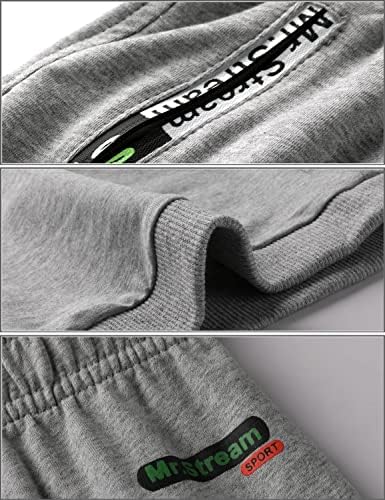Mr.Stream Men's Workout 3/4 Jogger Casual Pants Lounge Sweat Below Knee Fleece Summer Gym Shorts for Athletic - Image 3