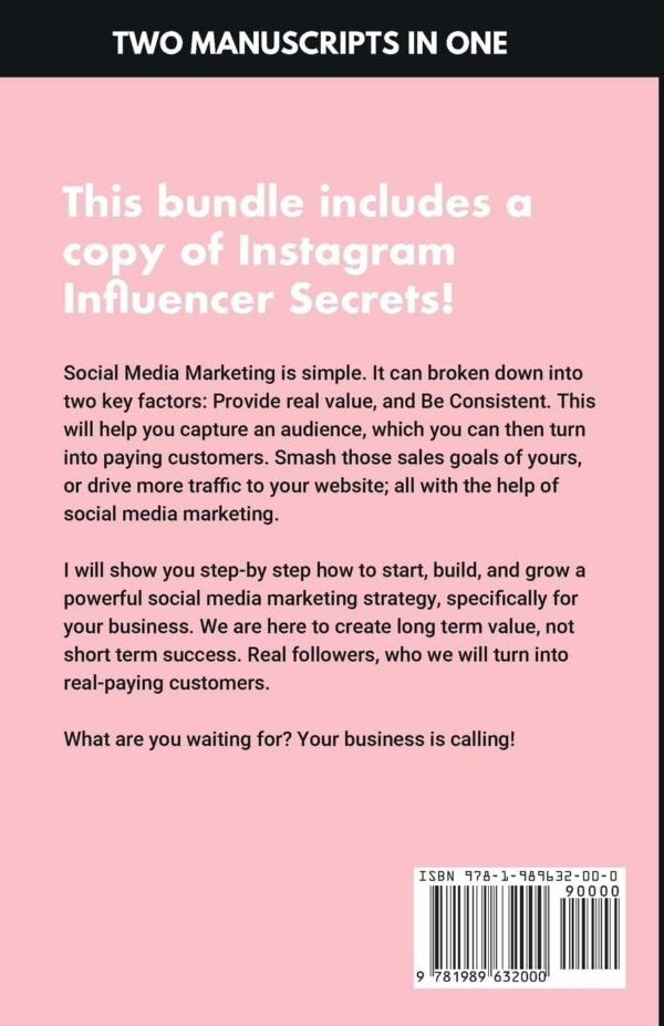 Social Media Marketing Mastery 2019: (2 MANUSCRIPTS IN 1) : Advertising Secrets to Become an Influencer on Instagram, Youtube, Facebook, Twitter and ... Your Badass Brand and Earn Passive Income! - Image 2