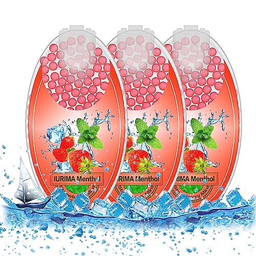 Mint Aromatherapy, Click On The Filter|Having A Differenttaste from Others|300 Pieces of Beads|Translucent Scent Beads|Menthol Filter Crushed Balls