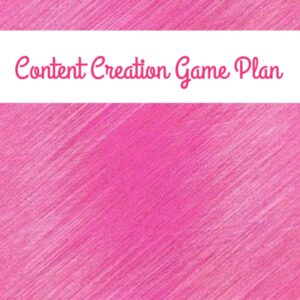 Content Creation Game Plan: Undated Journal for Bloggers, Vloggers, and Affiliates: Keep Track of Your Website, Blog, and YouTube Content With This Easy-To-Use Book