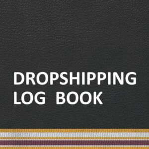 Dropshipping Log Book: Data Entry Essentials Tracking Organizer Record in Sports Team Colors